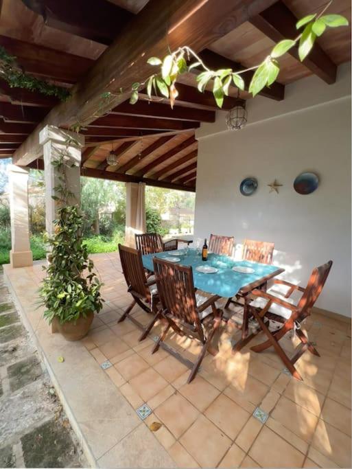 Chalet Con Piscina Sa Rapita Villa Eksteriør billede
